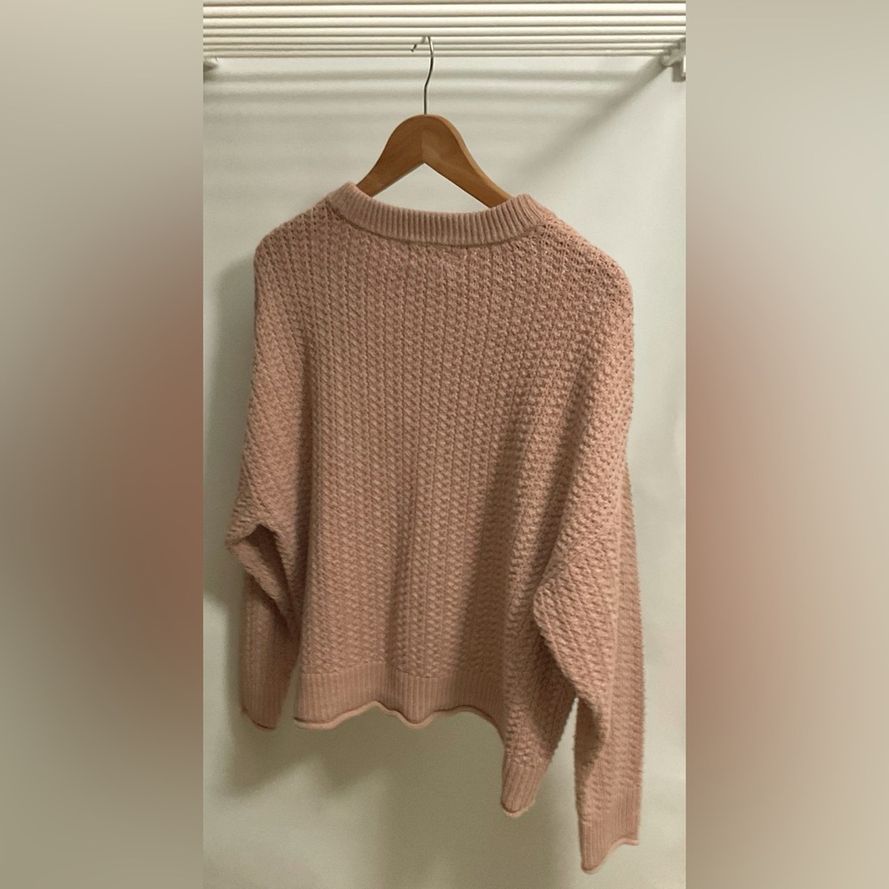 Universal Thread Textured Pink Sweater - image 2